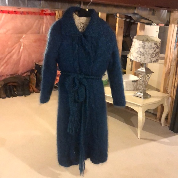 Vintage Full length Angora or alpaca sweater - Picture 1 of 1